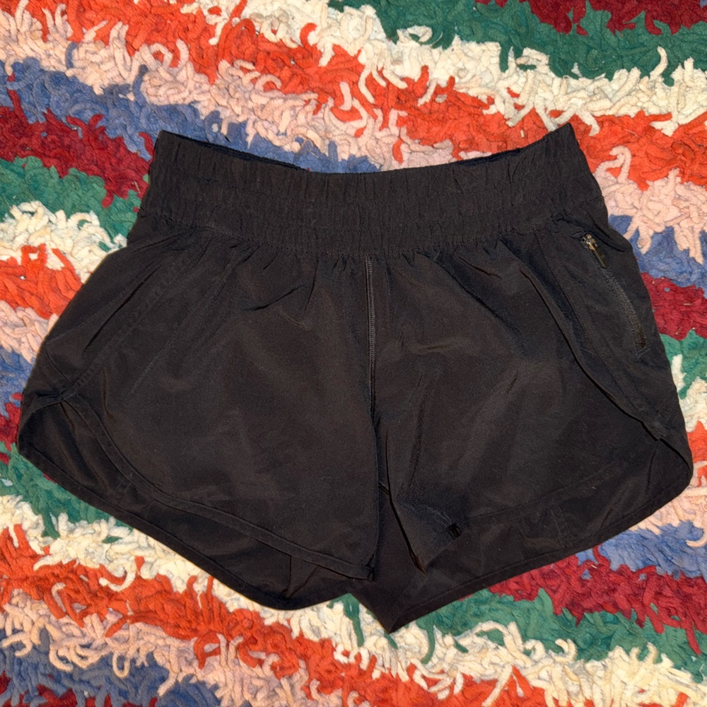 Black Lululemon shorts size 8